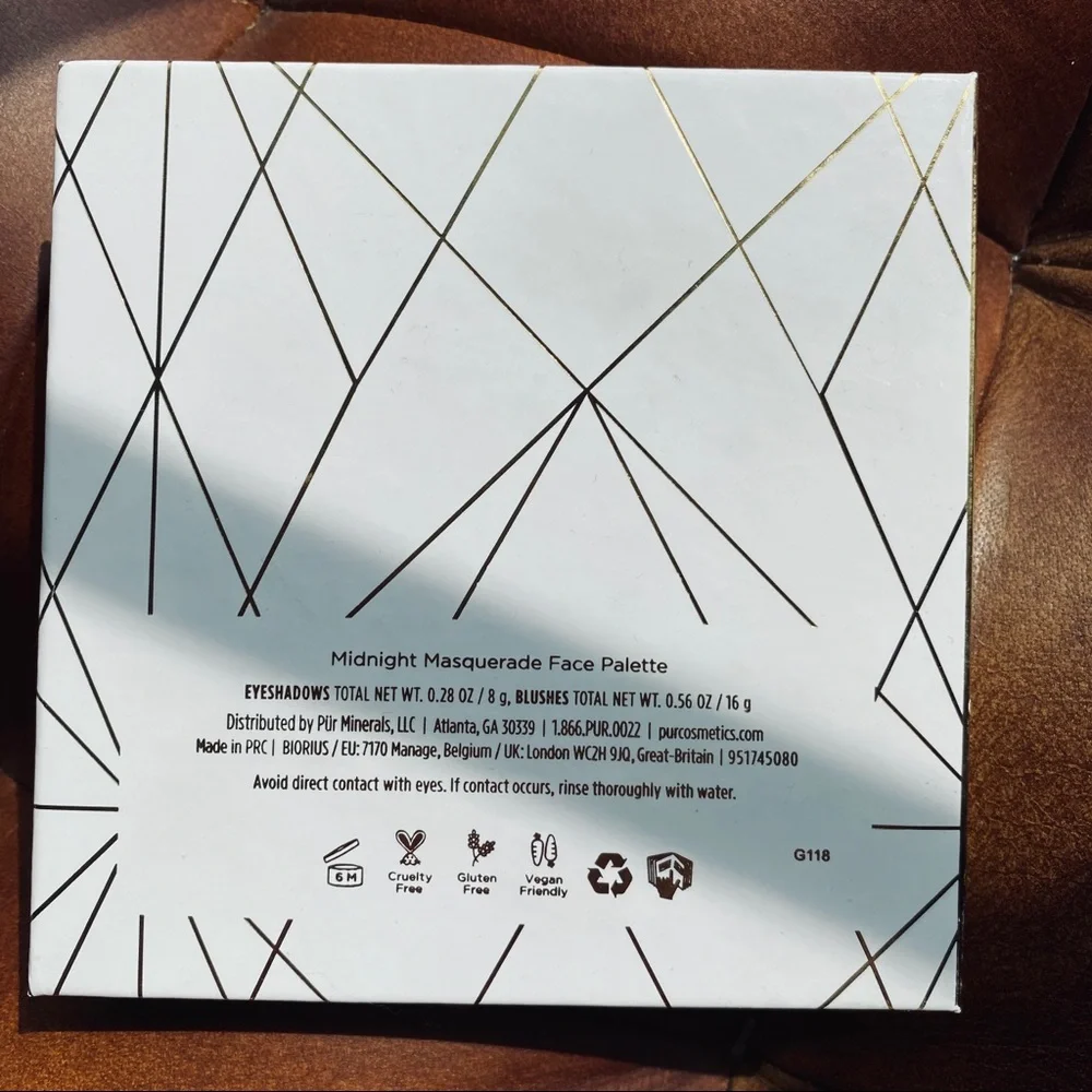 NWT PUR Midnight masquerade face palette